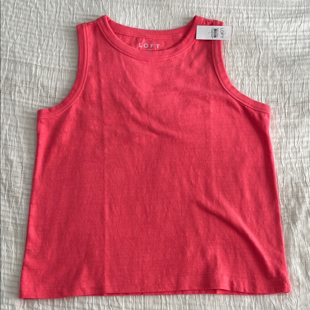 LOFT Coral Tank Top